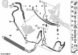POWER STEERING/OIL PIPE/ACTIVE STEERING