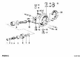 DIFFERENTIAL-BEVEL GEAR INST.PARTS