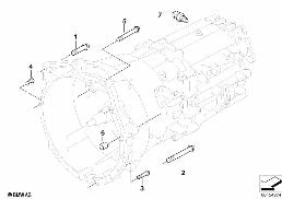GEARBOX MOUNTING PARTS diagram for BMW 3 Series E46 330xi