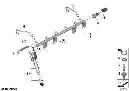 HIGH-PRESSURE RAIL/INJECTOR/LINE