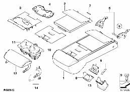 REAR SEAT CENTER ARMREST