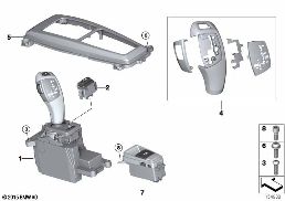選檔按鈕 diagram for BMW X5 E70 M