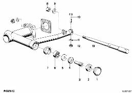 REAR WHEEL SWINGING ARM PARTS
