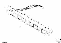 センターコンソール スイッチ ユニット diagram for BMW X6 E71 30dX
