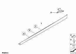 COVER DOOR SILL / WHEEL ARCH diagram for BMW 3 Series E46 318i