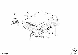 Radio Boost CD diagram for BMW MINI R50 Cooper