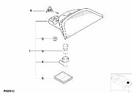 Troisieme feu stop diagram for BMW 5 Series E39 525td