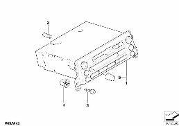 Radio Boost diagram for BMW MINI R50 Cooper