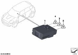 Steuergerät Sitzmodul diagram for BMW MINI R56 Cooper