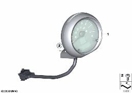 Strumenti singoli di piantone di sterzo diagram for BMW MINI R56 One