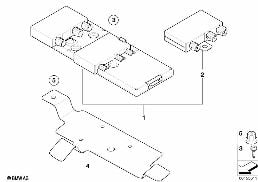 Wzmacniacz antenowy diagram for BMW 7 Series E65 745i