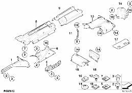 HEAT INSULATION diagram for BMW 7 Series E66 760Li