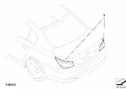 RETROFIT KIT REAR LIGHT BLACK LINE