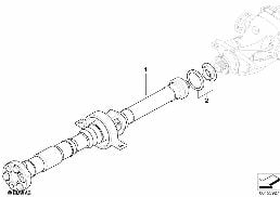 DRIVE SHAFT/INSERT NUT diagram for BMW Z4 E89 30i