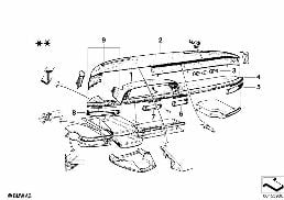 계기판 캐리어 diagram for BMW 1502-2002tii 2002
