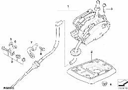 Vts.değiştirme, Steptronic-Tüm tek.çekiş diagram for BMW X3 E83 LCI 3.0i