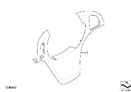 Abdeckung Lenkrad Holz diagram for BMW X3 E83 2.0d