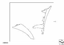装饰卡箍组件 diagram for BMW 5 Series E60 530i