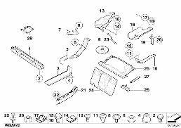 VARIOUS BODY PARTS diagram for BMW 7 Series E66 760Li