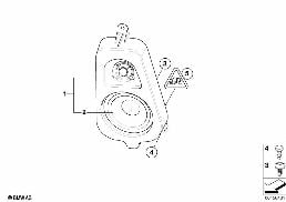 Jednotlivé díly Top-HiFi systém D-sloup. diagram for BMW X6 E71 35dX