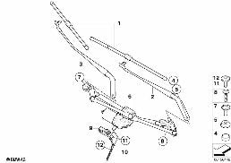 個別部品、ウィンドウ ウォッシャー diagram for BMW X6 E71 30dX