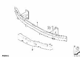 CARRIER, FRONT diagram for BMW 5 Series E60 LCI 523Li