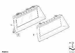Palubní obrazovka diagram for BMW X6 E71 35dX
