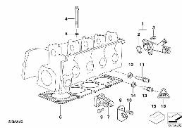 气缸盖安装件 diagram for BMW 3 Series E36 318i