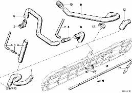 CRANKCASE-VENTILATION diagram for BMW 7 Series E23 728i