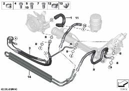 POWER STEERING/OIL PIPE/ACTIVE STEERING