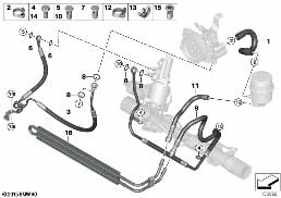 POWER STEERING/OIL PIPE/ACTIVE STEERING