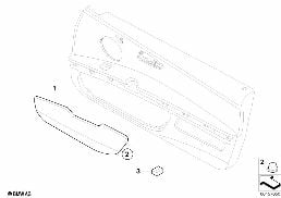 HINGED COMPARTMENT diagram for BMW 3 Series E93 335i