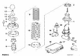 REAR SPRING STRUT ASSY EDC/LEVELL.DEVICE