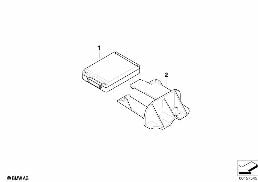 RADIO REMOTE CONTROL RECEIVER diagram for BMW 5 Series E60 530i