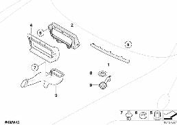 ADD-ON PARTS, HEATER/AIR CONDITIONING diagram for BMW Z4 E85 2.5si