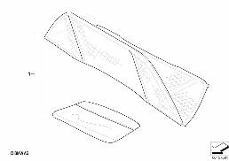 Vindskydd diagram for BMW 3 Series E46 318Ci