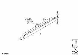THIRD STOPLAMP diagram for BMW X5 E70 3.0sd