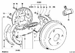DRUM BRAKE-BRAKE DRUM/WHEEL BRAKE CYL.