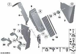 Boční výplň prostor pro nohy diagram for BMW Rolls-Royce Phantom RR1 Phantom