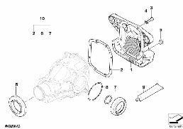 FINAL DRIVE, GASKET SET diagram for BMW 3 Series E46 M3