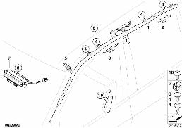 AIRBAG diagram for BMW X5 E70 3.0sd