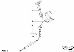 EMERGENCY RELEASE diagram for BMW X6 E71 M