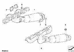 EXHAUST MANIFOLD WITH CATALYST