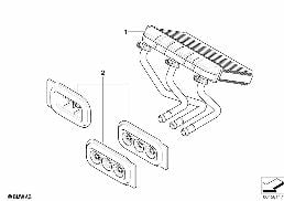 HEATER RADIATOR diagram for BMW X5 E70 LCI 30dX