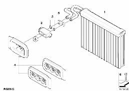 EVAPORATOR / EXPANSION VALVE diagram for BMW X5 E70 LCI 30dX