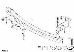 Wspornik przedni diagram for BMW X3 E83 LCI 2.0d