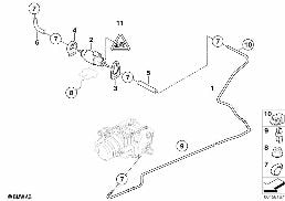 FUEL SUPPLY/PUMP/TUBING diagram for BMW X5 E70 LCI 30dX