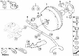 POWER BRAKE UNIT DEPRESSION