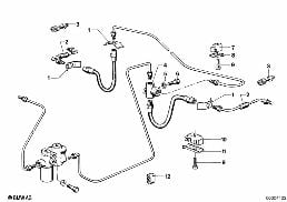 BRAKE PIPE REAR/MOUNTING