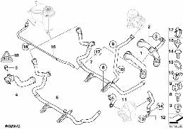 COOLING SYSTEM WATER HOSES
